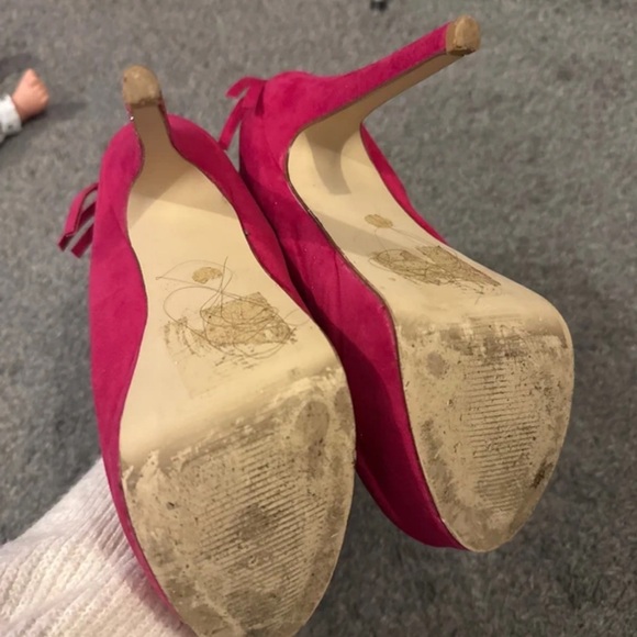 Chic Fuchsia High Heel Women's Shoes - Picture 4 of 5